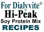 For Dialyvite Hi-Peak Recipes