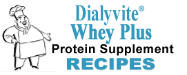 Dialyvite Whey Plus Recipes