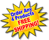 Order Any 4 Products & Get FREE SHIPPING!